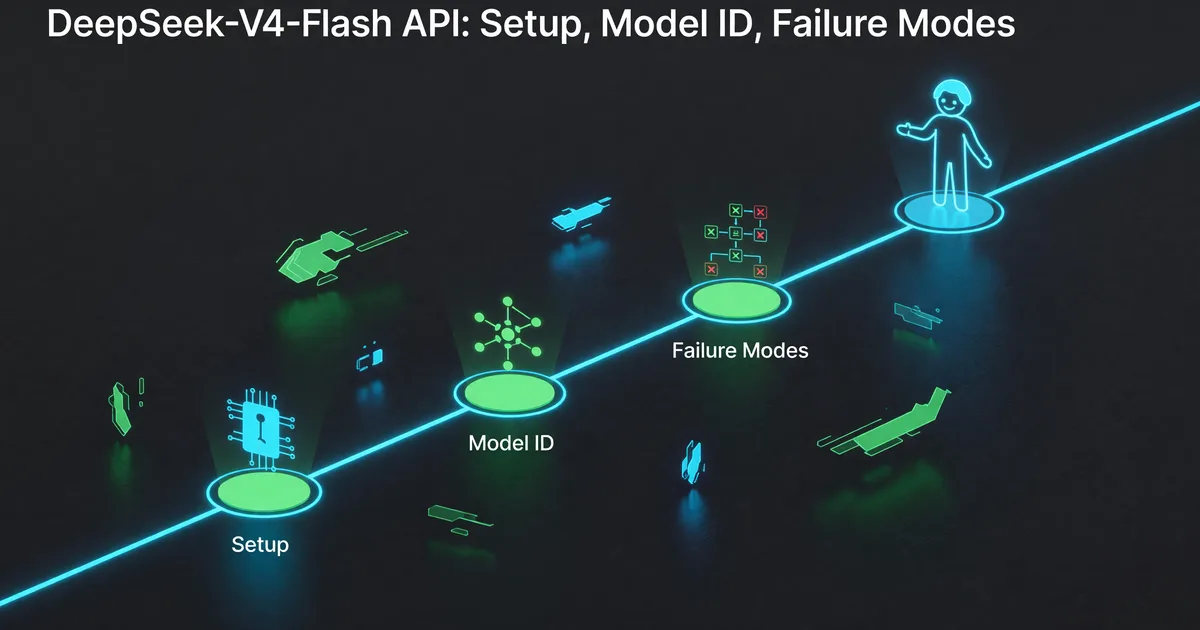 DeepSeek-V4-Flash API: Setup, Model ID, Failure Modes
