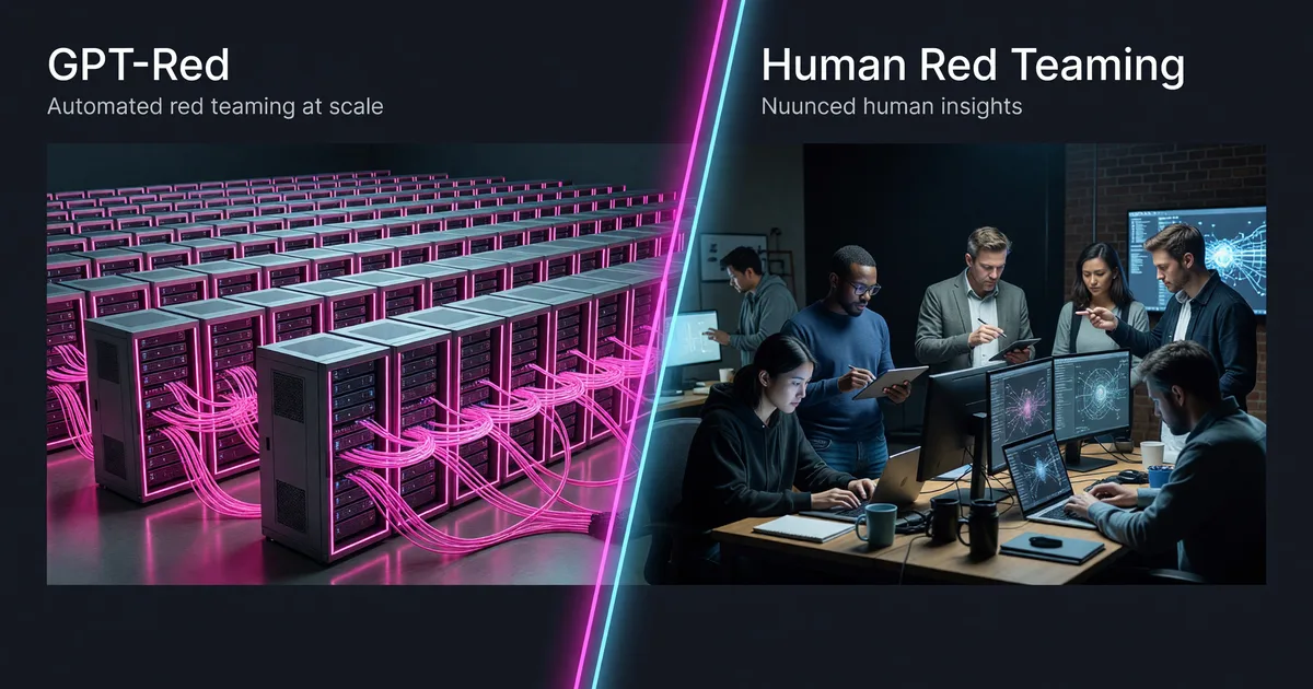 GPT-Red vs Human Red Teaming: What Benchmarks Show