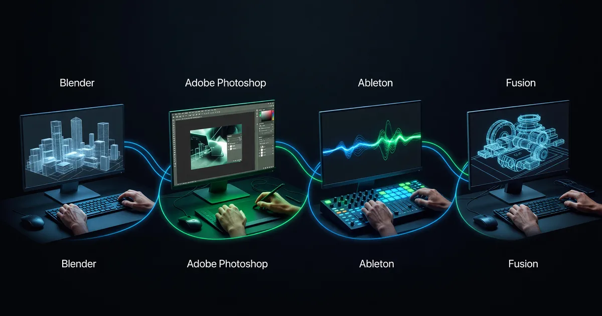 Claude's Creative Connectors: Blender, Adobe, Ableton