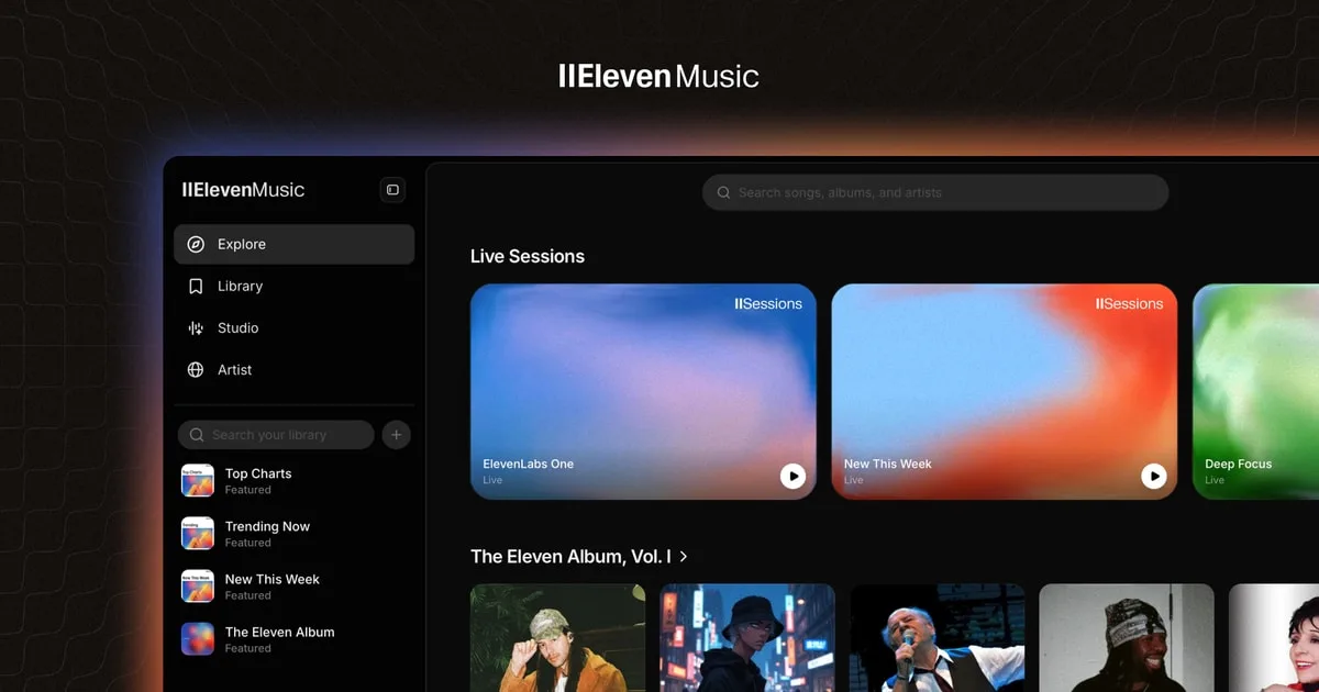 ElevenMusic preview
