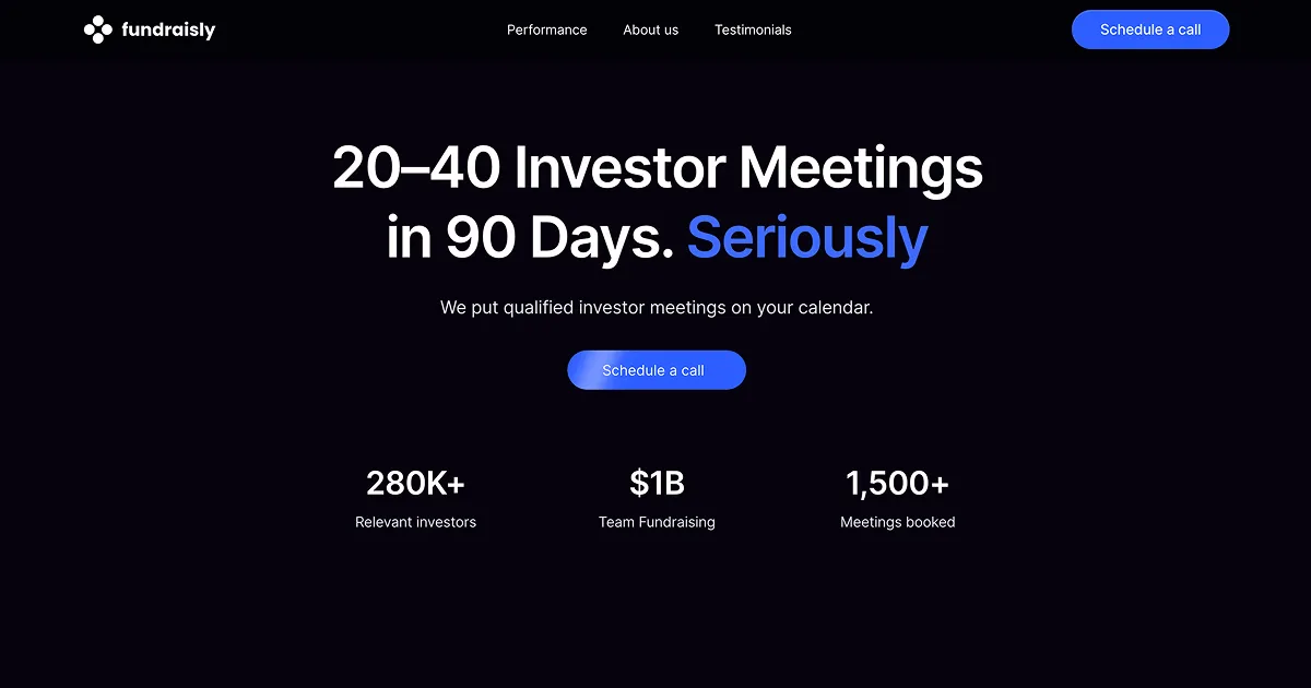 Fundraisly preview