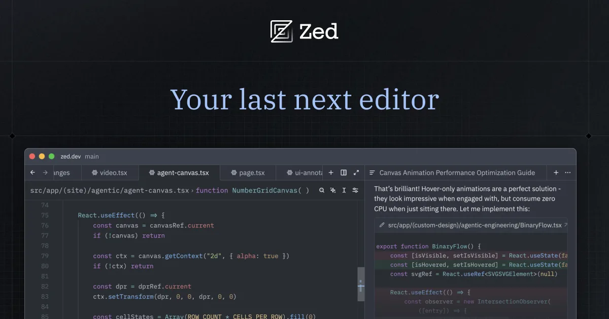 Zed preview